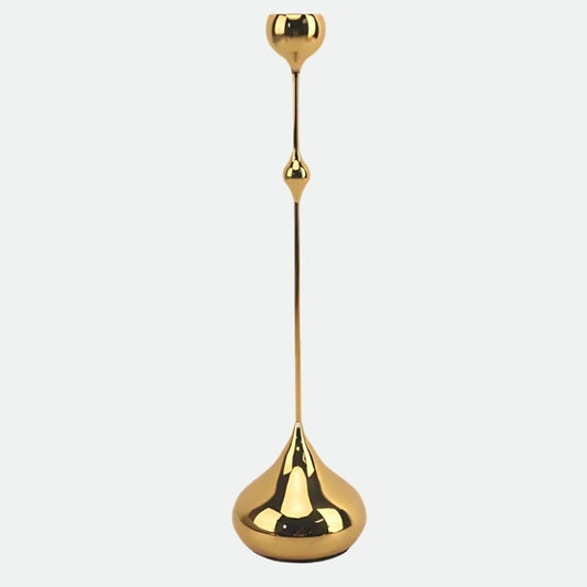Ljusstake i mässing – Droppen Hög – 35 cm