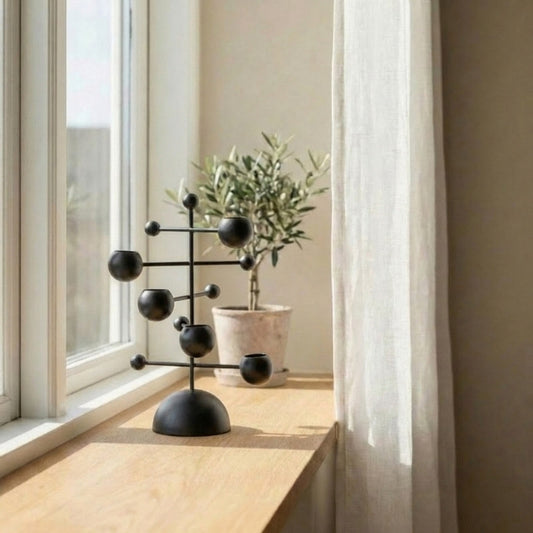 Ljusstake i svart – Orion – Modern design