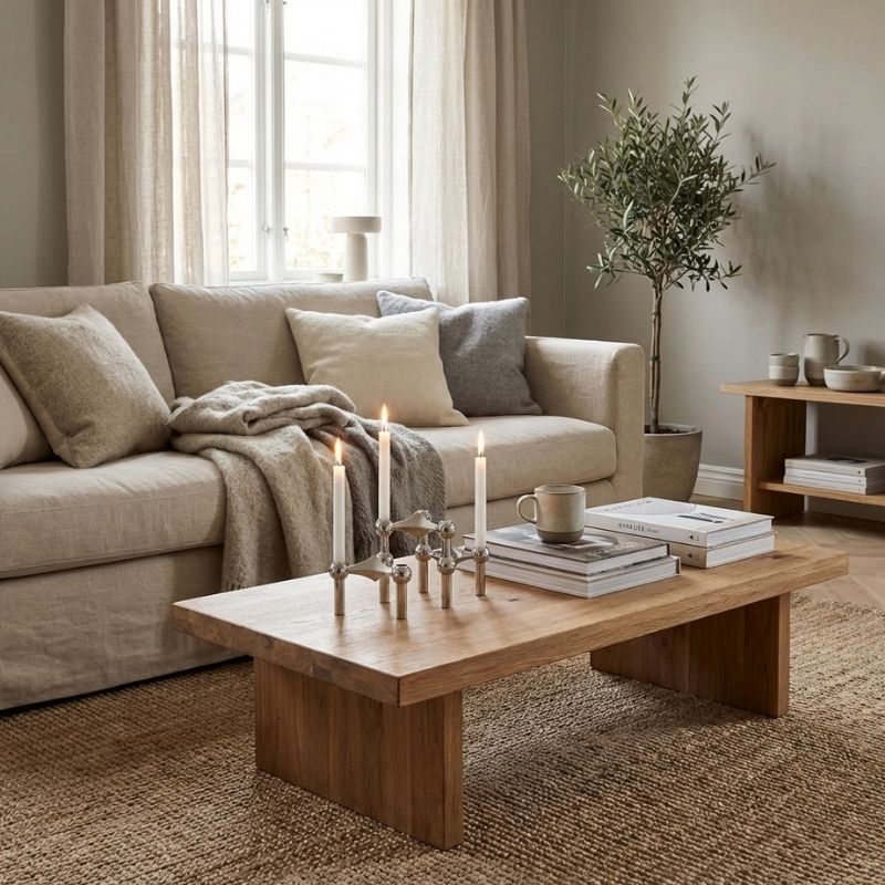 Ljusstakar i silver – Forma – 3 pack