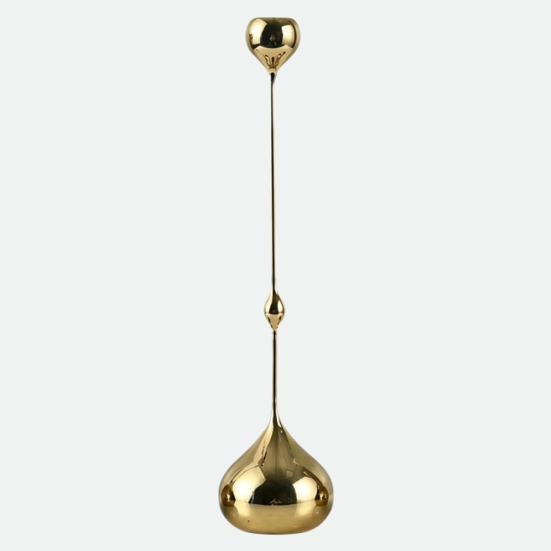 Ljusstake i mässing – Droppen Låg – 35 cm